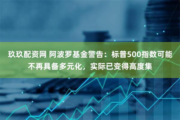 玖玖配资网 阿波罗基金警告：标普500指数可能不再具备多元化，实际已变得高度集