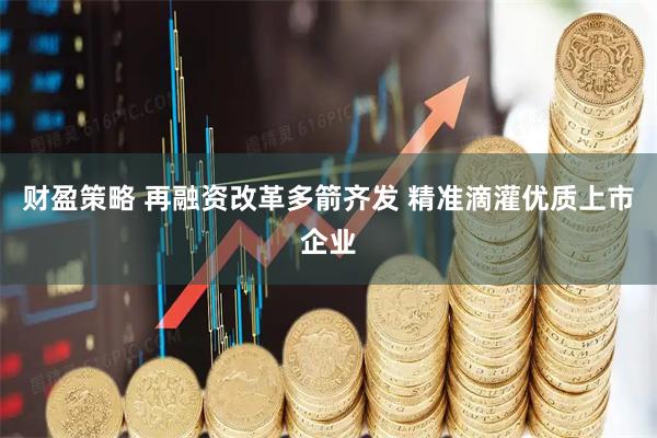财盈策略 再融资改革多箭齐发 精准滴灌优质上市企业